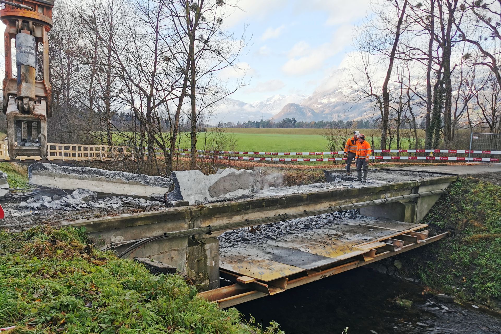 Neubau Gartnetschbrücke Triesen